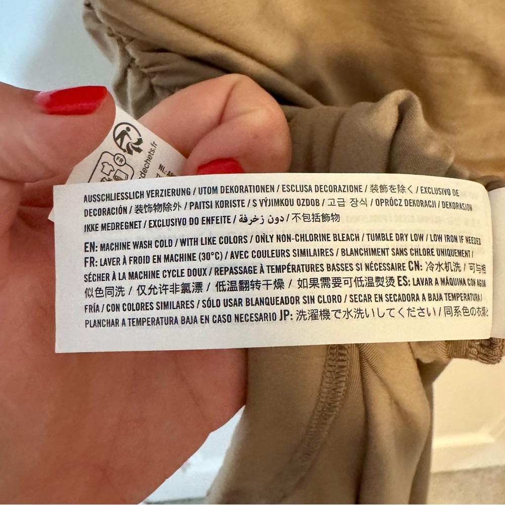 Abercrombie & Fitch | The A&F Paloma Maxi Dress, Tan Color, Modal, Size MP - NWT - Picture 12 of 12